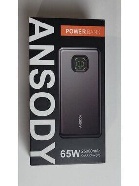 Ansody 65W Power Bank 25000mAh With Digital Display NEW